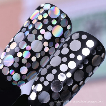 Блестящие хлопья Hangzhou Fashion Laser Laser Trips Ультратонкая смесь круглой формы блески блесток для ногтей